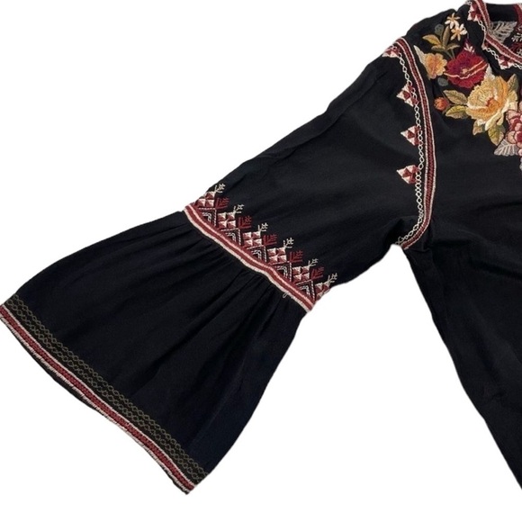 Johnny Was heavily embroidered silk Artemis dress NWT (oversized) - Picture 9 of 15